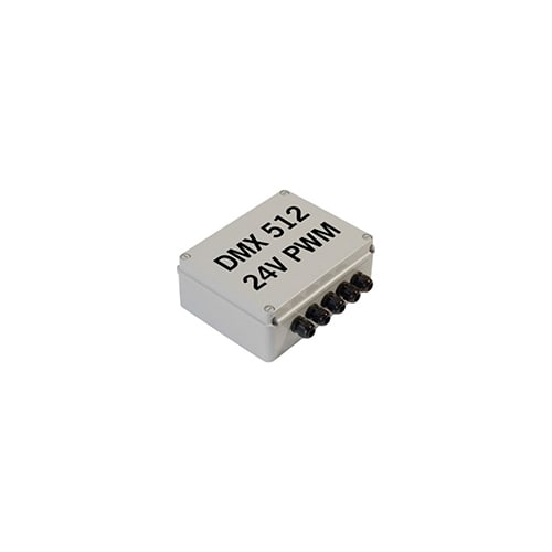 SIMES - BOX 60W IP55 230V-24VPWM DMX RGBW
