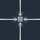 SIMES - MINILIFT Q 4FIN+LED 830    230V GRI