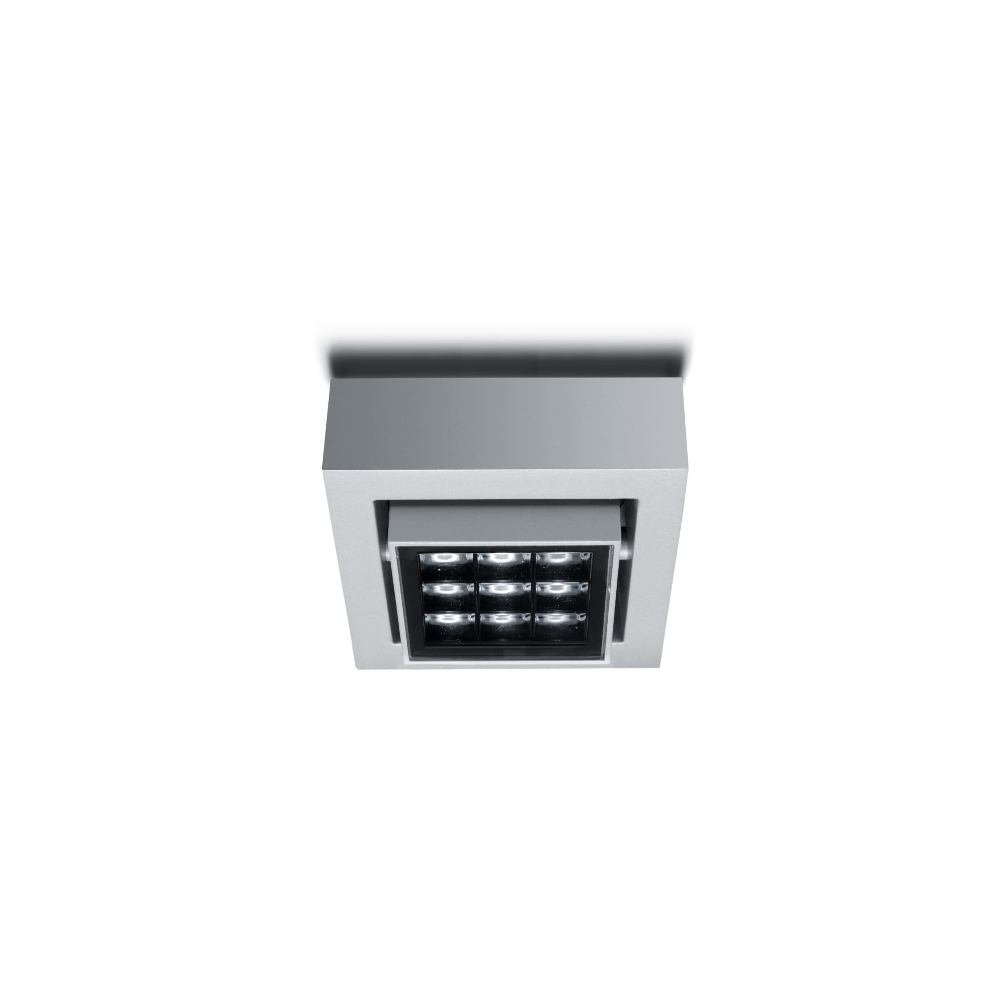 SIMES - CATCH Q9 SUP BA+LED 9W FL C.2 GRI