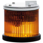 SIRENA - TWS, modulo luminoso con xeno, effetto flash, IP66, V110AC, ghiera NERA