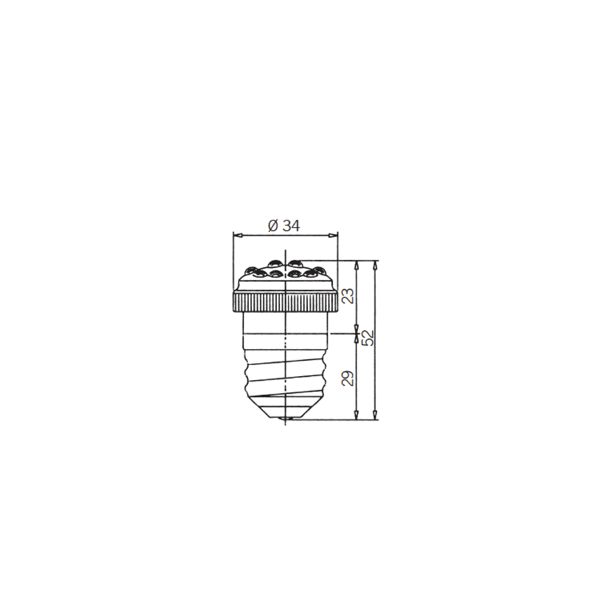 SIRENA - LD 145 F EXL E27 V24 DCAC6