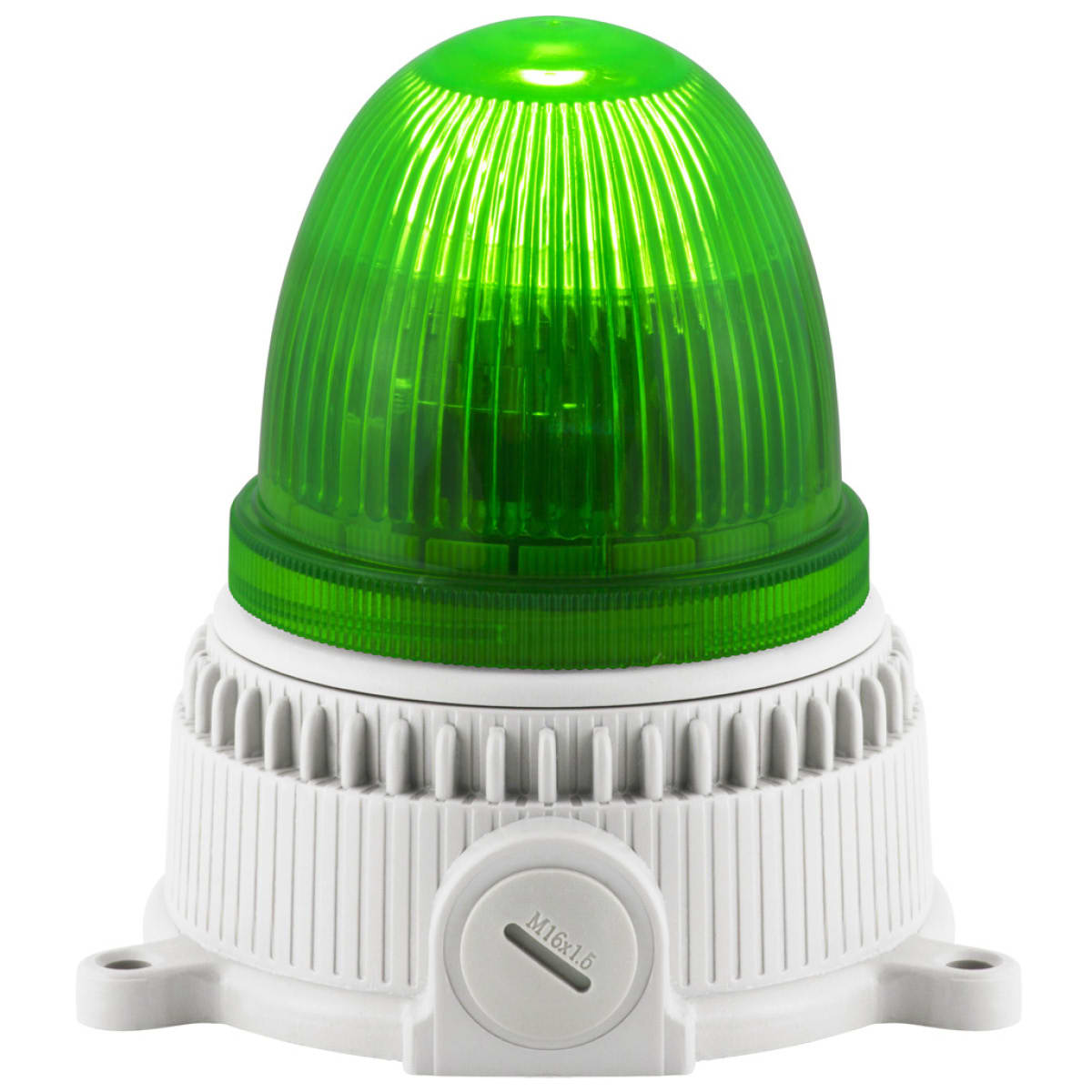 SIRENA - OVOLUX X M verde, luce a flash, luce allo xeno, IP65, V24ACDC, base grigia