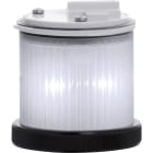 SIRENA - MINITWS STY/FLASH, LED fisso/lampeggiante , allCOLOR, IP66, V240AC, ghiera NERA