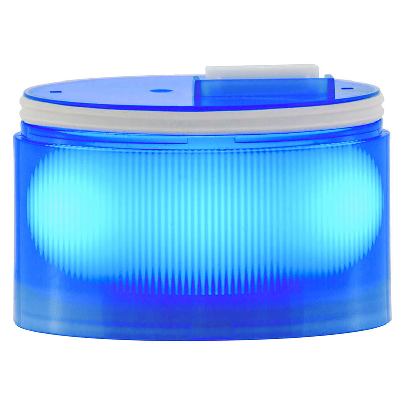 SIRENA - ELYPS : modello luminoso LED blu - luce fissa - lente opaca - 12V