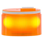 SIRENA - ELYPS : modello luminoso LED arancione - luce fissa - lente opaca - 12V