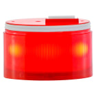 SIRENA - ELYPS : modello luminoso LED rosso - luce fissa - lente opaca - 12V