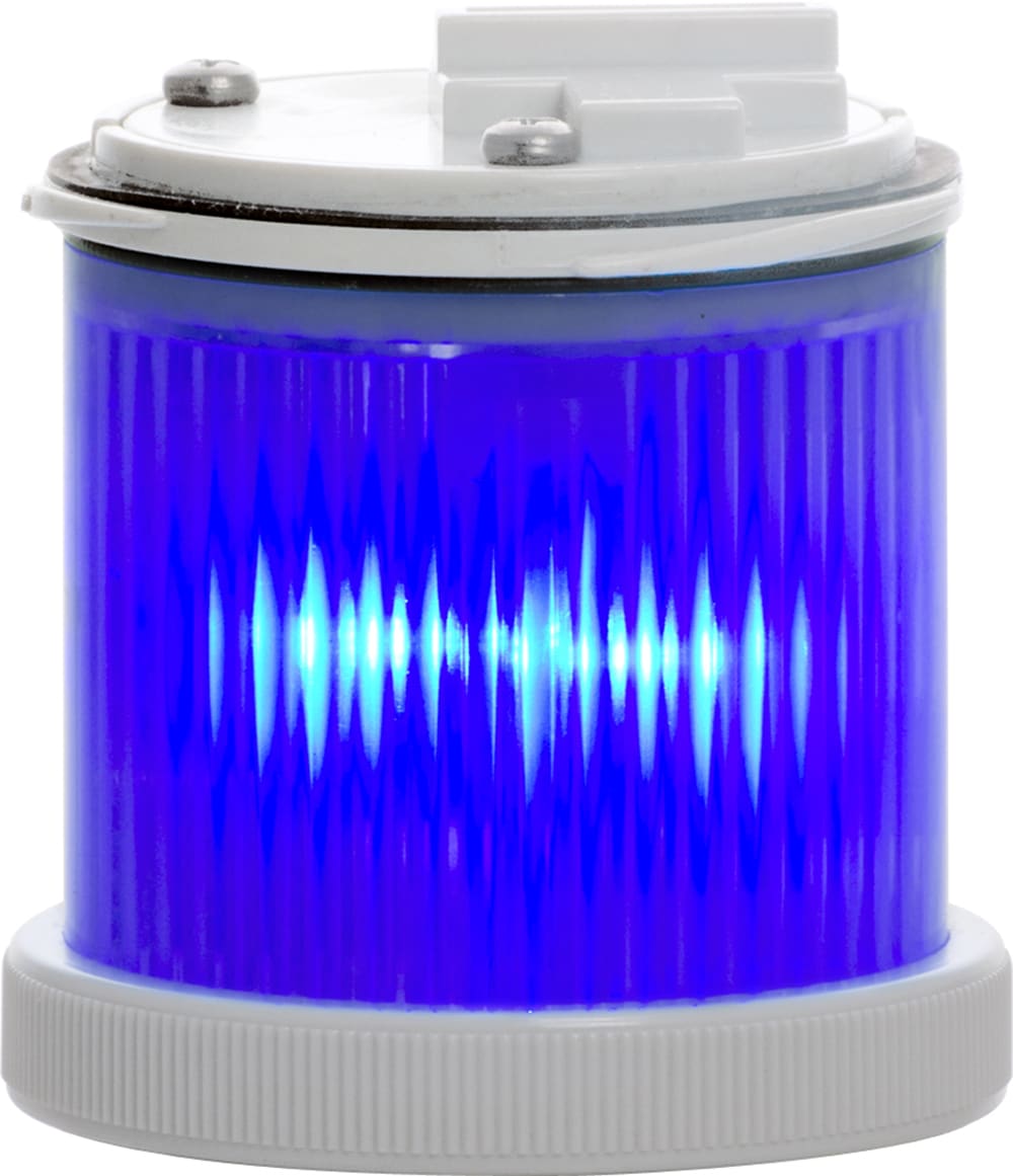 SIRENA - MINITWS STY/FLASH LED fisso/lampeggiante regolabile allCLEAR IP66 V110AC ghiera GRIGIA