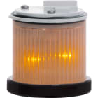 SIRENA - MINITWS STY/FLASH LED fisso/lampeggiante regolabile allCLEAR IP66 V24ACDC ghiera NERA