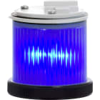 SIRENA - MINITWS STY/FLASH LED fisso/lampeggiante regolabile allCLEAR IP66 V110AC ghiera NERA