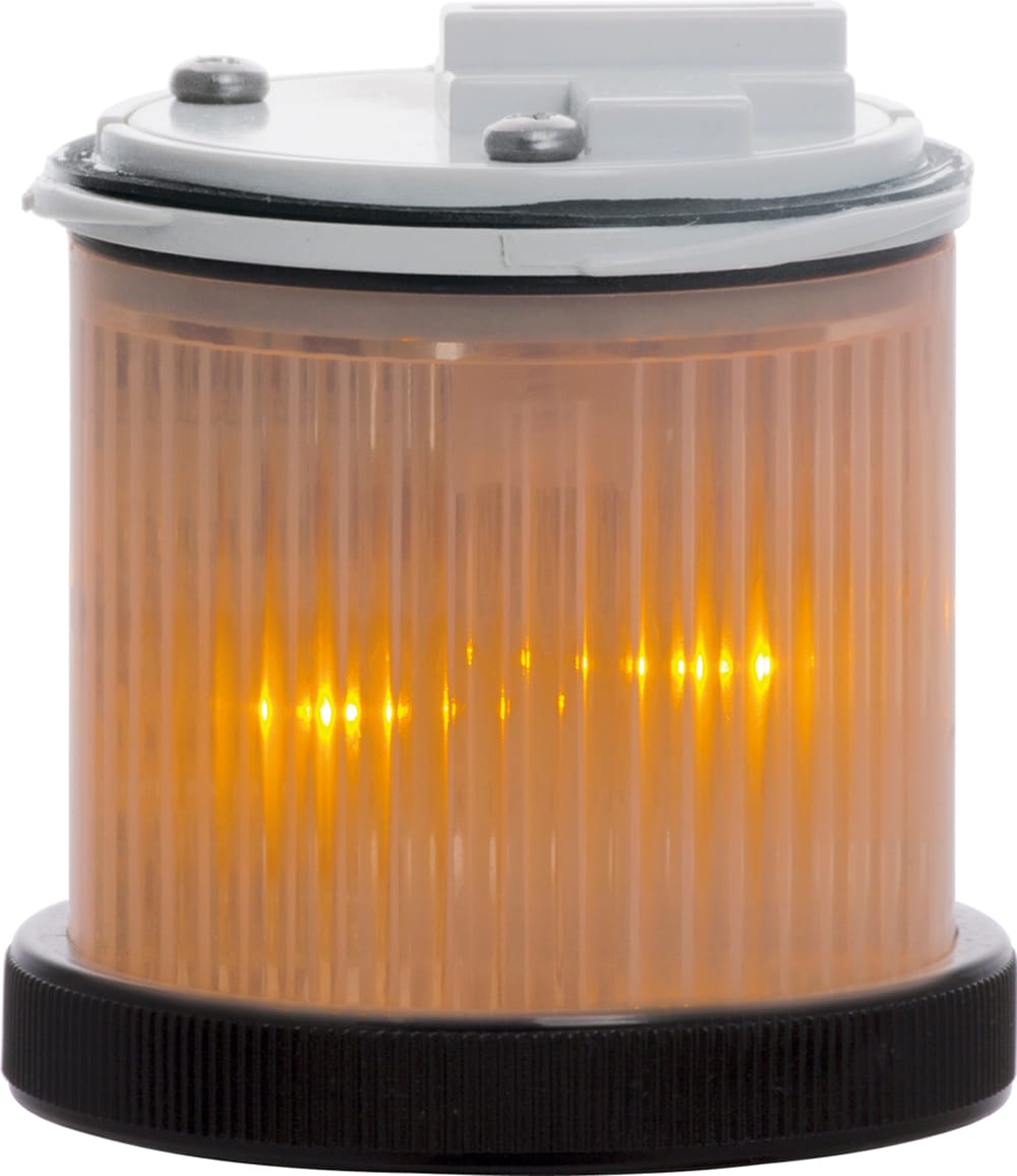 SIRENA - MINITWS STY/FLASH LED fisso/lampeggiante regolabile allCLEAR IP66 V240AC ghiera NERA