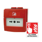 SIRENA - PULSANTE INCENDIO IP67