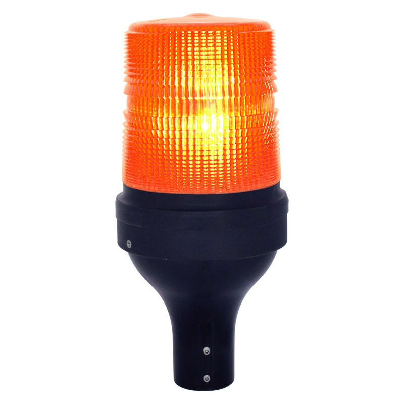 SIRENA - STR LED86 S, luce versione 86 led, luce verticale, IP65, V240ACDC, base asta NERA