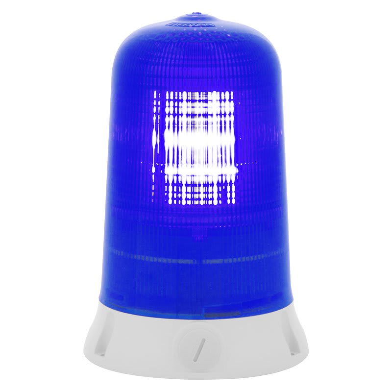 SIRENA - ROTALLARM S xeno BLU, luce a flash, luce allo xeno, IP65, V12/24ACDC, base GRIGIA