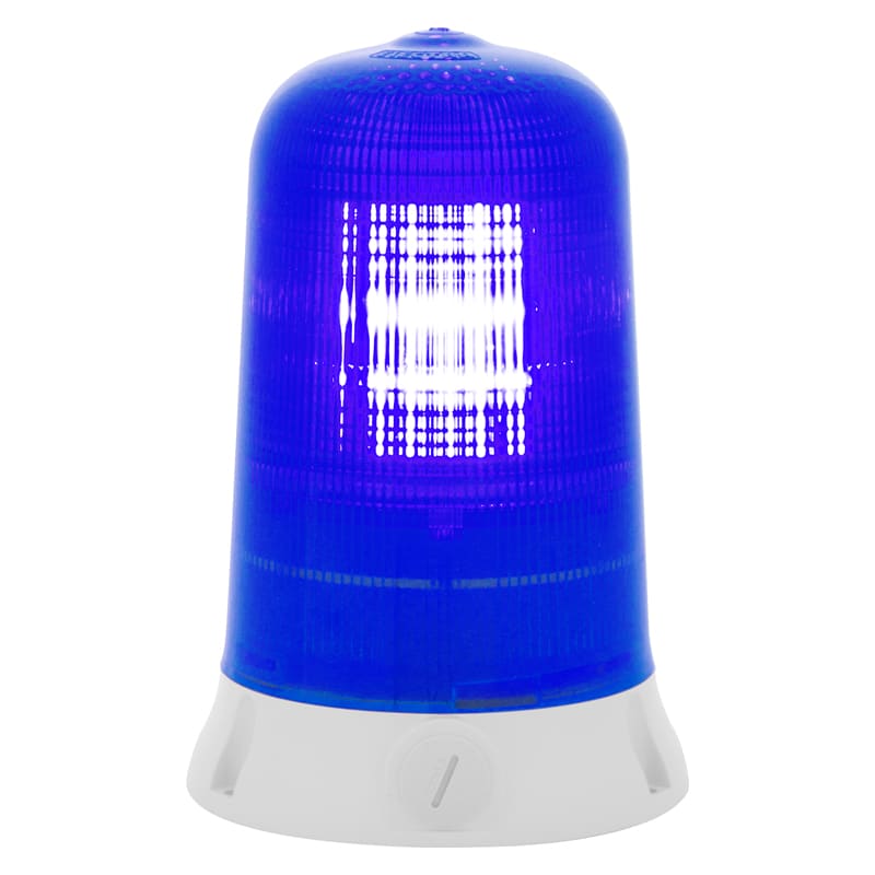 SIRENA - ROTALLARM S xeno BLU, luce a flash, luce allo xeno, IP65, V12/24ACDC, base GRIGIA