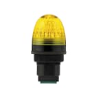 SIRENA - P40 S GIALLA , luce a LED multifunzione, luce fissa, IP66, V90/240AC, base NERA