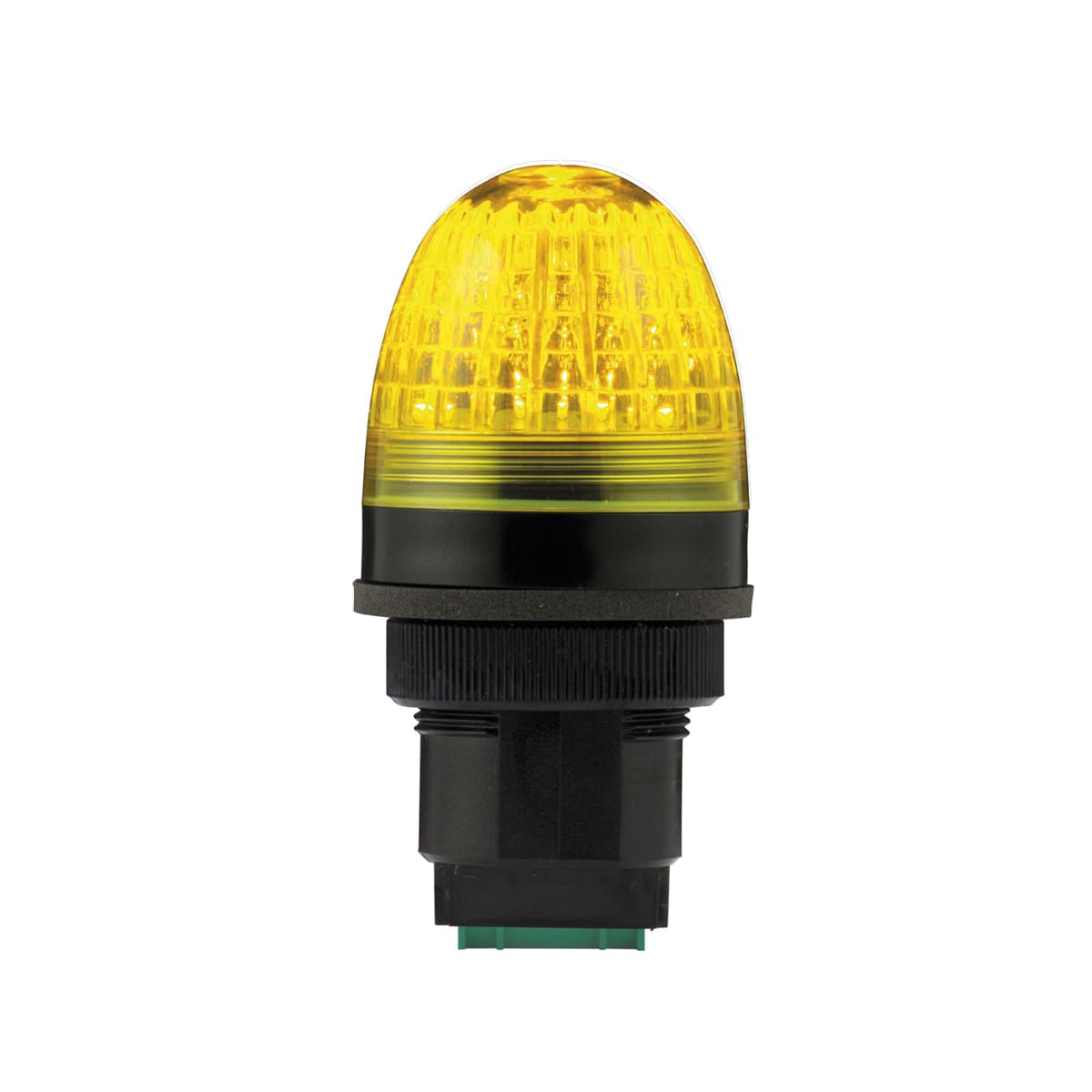 SIRENA - P40 S GIALLA , luce a LED multifunzione, luce fissa, IP66, V90/240AC, base NERA