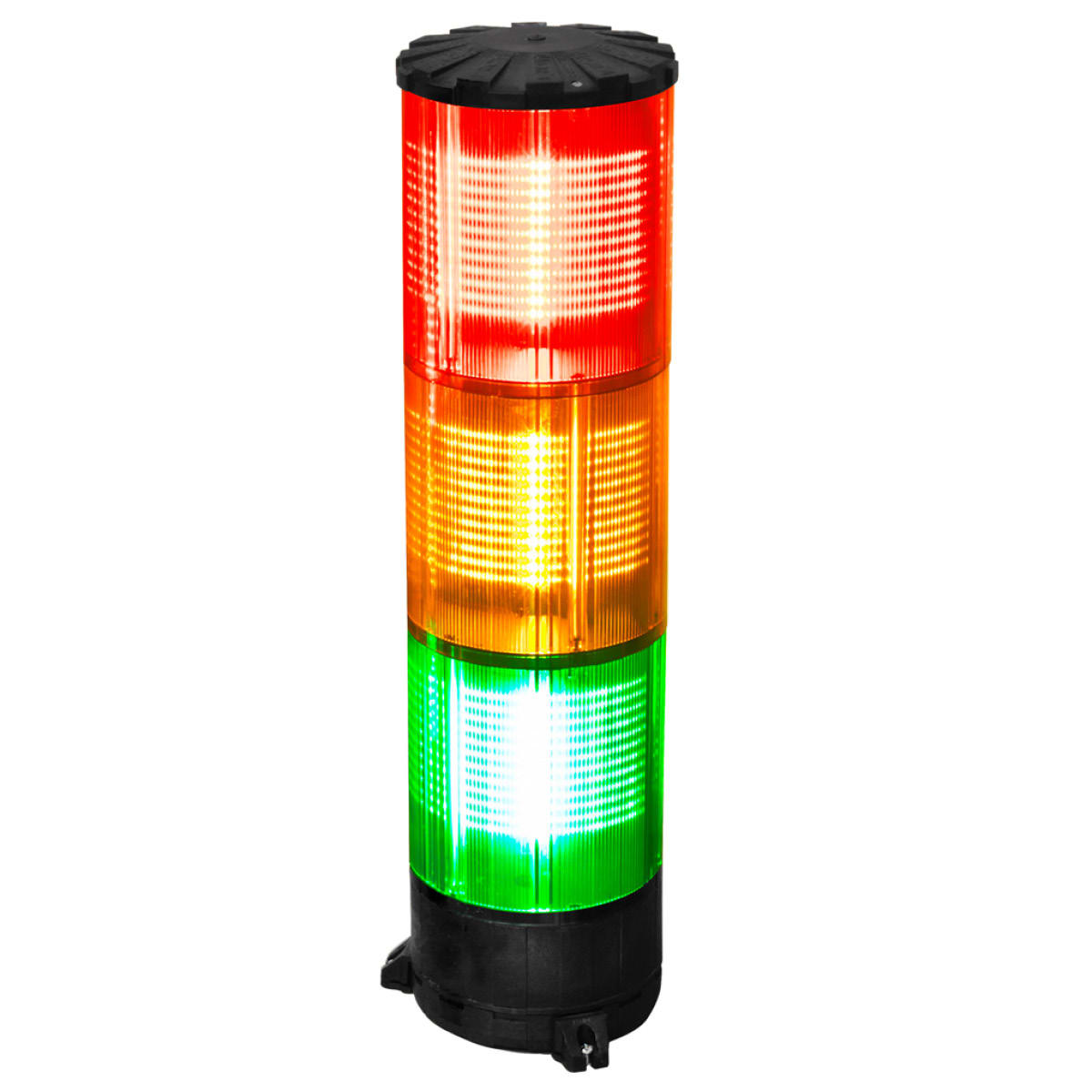 SIRENA - LX4 : Colonna luminosa ROSSA ARANCIONE VERDE, luce fissa, IP54, diametro 136 mm