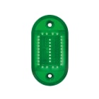 SIRENA - T4 LED VERDE, luce a flash a led, IP66, V24ACDC