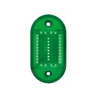 SIRENA - T4 LED VERDE, luce a flash a led, IP66, V24ACDC