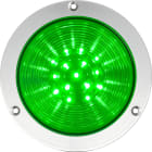 SIRENA - R4 LED, segnalazione prioritaria, luce fissa, IP66, V24ACDC, base cromata