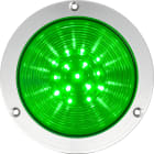 SIRENA - R4 LED, segnalazione prioritaria, luce fissa, IP66, V24ACDC, base cromata