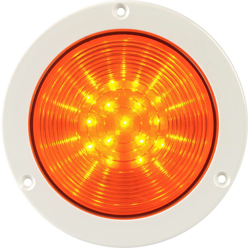 SIRENA - R4 LED, segnalazione prioritaria, luce fissa, IP66, V24ACDC, base bianca