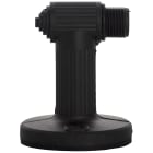 SIRENA - TWS DOUBLE WALL MOUNT (BP2), supporto laterale filettatura semplice, guarnizione toroidale, NERO