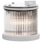 SIRENA - TWS FLASH, lampada ad incandescenza, effetto lampeggiante, IP66, V24/240AC, ghiera GRIGIA