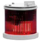 SIRENA - TWS, modulo luminoso con xeno, effetto flash, IP66, V24ACDC, ghiera GRIGIA