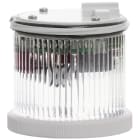 SIRENA - TWS, modulo luminoso con xeno, effetto flash, IP66, V24ACDC, ghiera GRIGIA