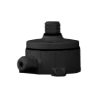 SIRENA - TWS M16 BOX NERA scatola di collegamento base piana pressacavo M16 montaggio superficiale