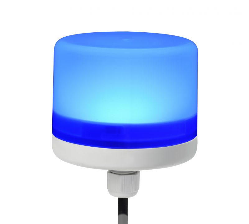 SIRENA - E-LITE : dispositivo di segnalazione LED blu IP66 24VDC