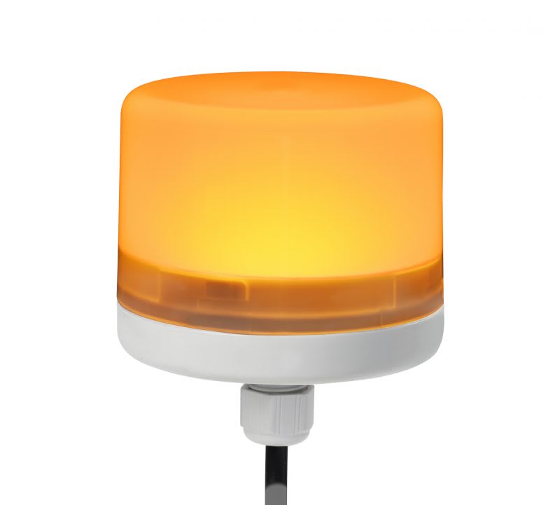 SIRENA - E-LITE : dispositivo di segnalazione LED arancione IP66 24VDC