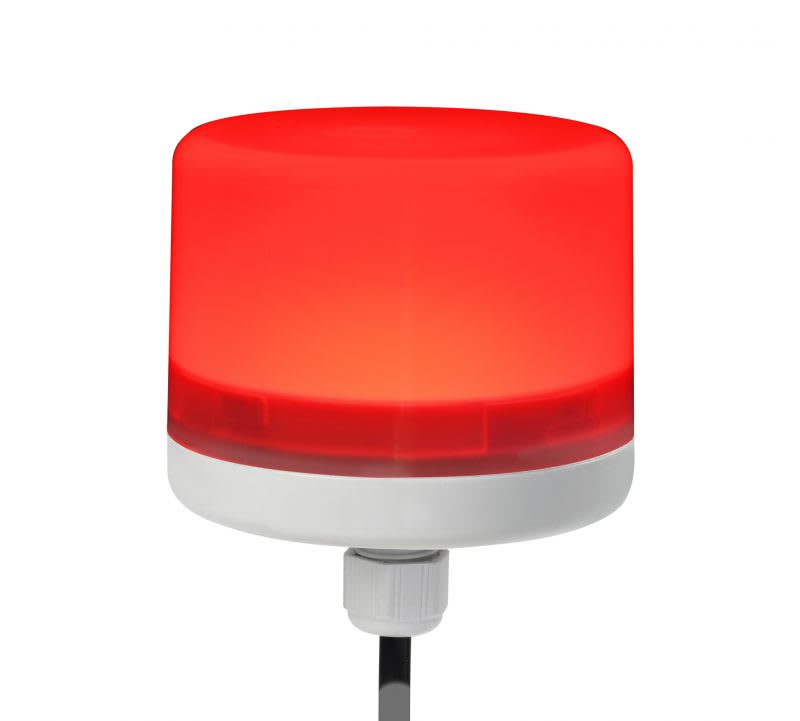 SIRENA - E-LITE : dispositivo di segnalazione LED rosso IP66 24VDC 28253