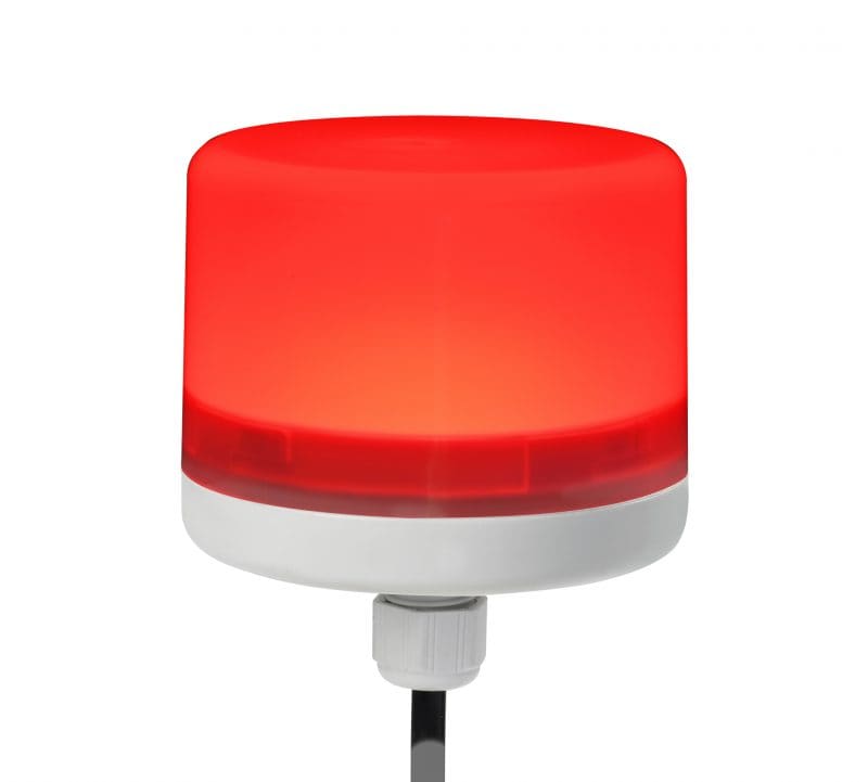 SIRENA - E-LITE : dispositivo di segnalazione LED rosso IP66 24VDC