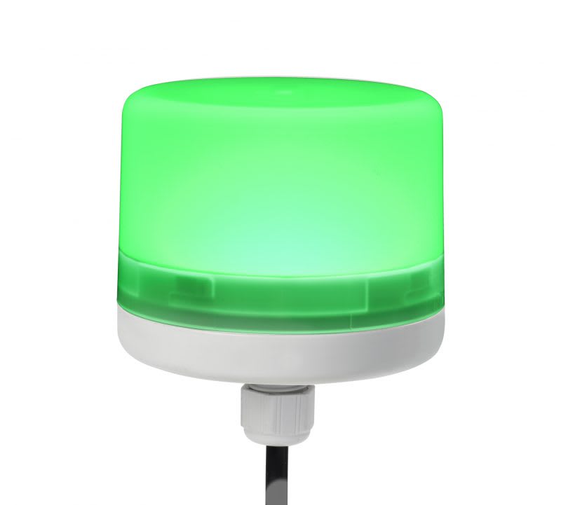 SIRENA - E-LITE : dispositivo di segnalazione LED verde IP66 24VDC