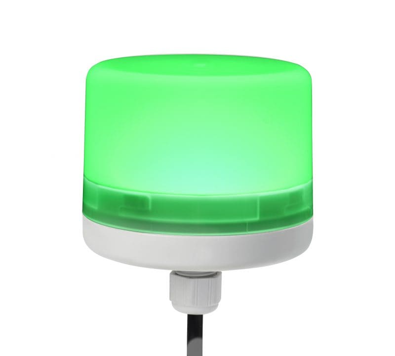 SIRENA - E-LITE : dispositivo di segnalazione LED verde IP66 24VDC