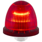 SIRENA - OVULUX FLASH R, lampeggiante, lampada a incandescenza, IP65, V24/240AC, base grigia