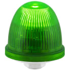 SIRENA - OVOLUX X R verde, luce a flash, luce allo xeno, IP65, V24ACDC, base grigia