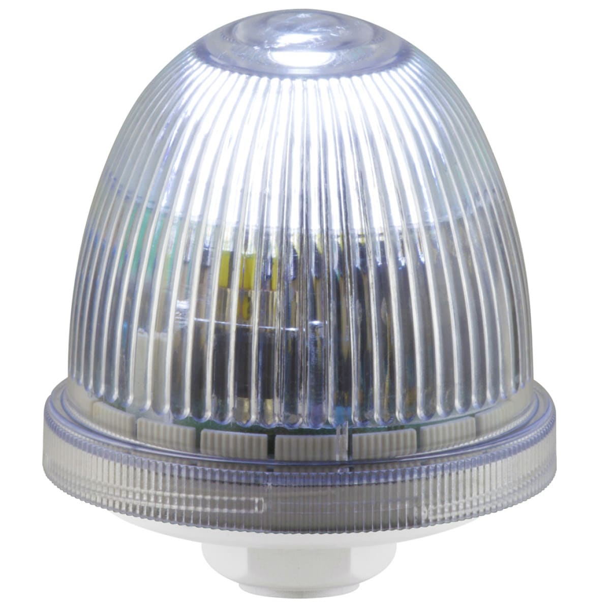 SIRENA - OVOLUX X R cristallino, luce a flash, luce allo xeno, IP65, V24ACDC, base grigia