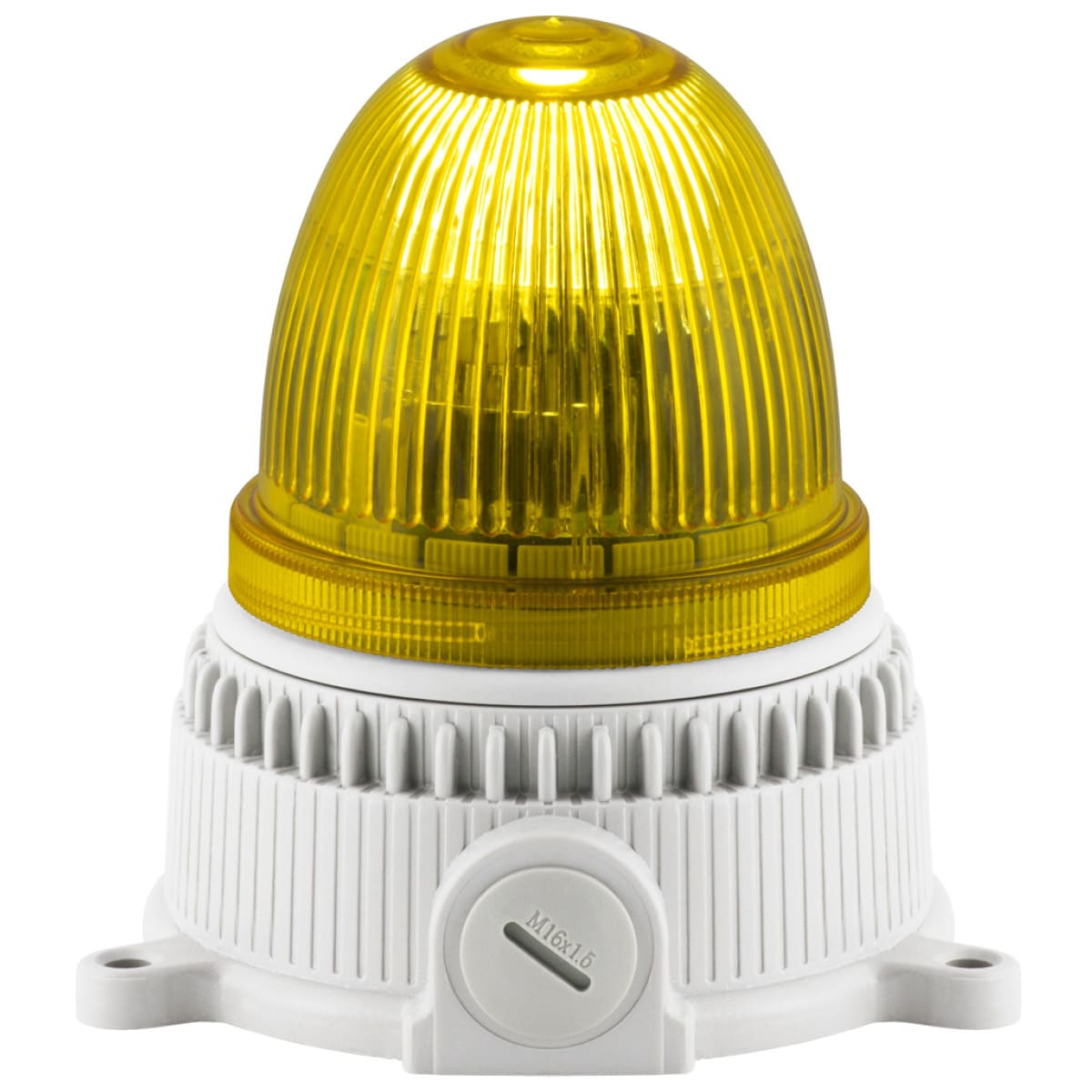 SIRENA - OVOLUX X M giallo, luce a flash, luce allo xeno, IP65, V24ACDC, base grigia