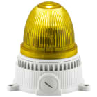 SIRENA - OVOLUX X M giallo, luce a flash, luce allo xeno, IP65, V24ACDC, base grigia