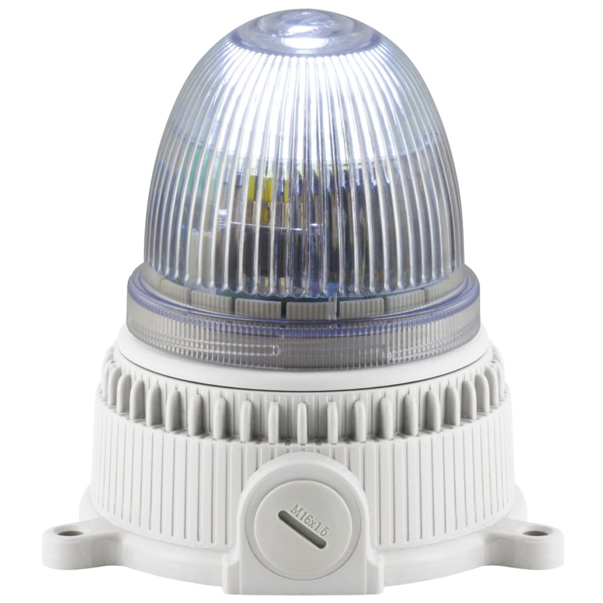 SIRENA - OVOLUX X M cristallino, luce a flash, luce allo xeno, IP65, V24ACDC, base grigia