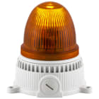 SIRENA - OVOLUX X M arancione, luce a flash, luce allo xeno, IP65, V110AC, base grigia