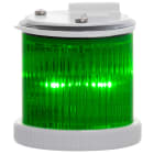 SIRENA - MINITWS STY/FLASHLED fisso/lampeggiante , allCOLOR, IP66, V24ACDC, ghiera GRIGIA