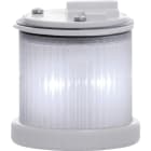 SIRENA - MINITWS STY/FLASH, LED fisso/lampeggiante , allCOLOR, IP66, V110AC, ghiera GRIGIA