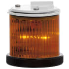 SIRENA - MINITWS STY/FLASH, LED fisso/lampeggiante , allCOLOR, IP66, V24ACDC, ghiera NERA