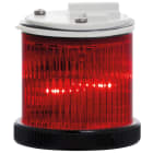 SIRENA - MINITWS STY/FLASH, LED fisso/lampeggiante , allCOLOR, IP66, V24ACDC, ghiera NERA