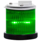 SIRENA - MINITWS STY/FLASH, LED fisso/lampeggiante , allCOLOR, IP66, V24ACDC, ghiera NERA