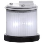 SIRENA - MINITWS STY/FLASH, LED fisso/lampeggiante , allCOLOR, IP66, V110AC, ghiera NERA